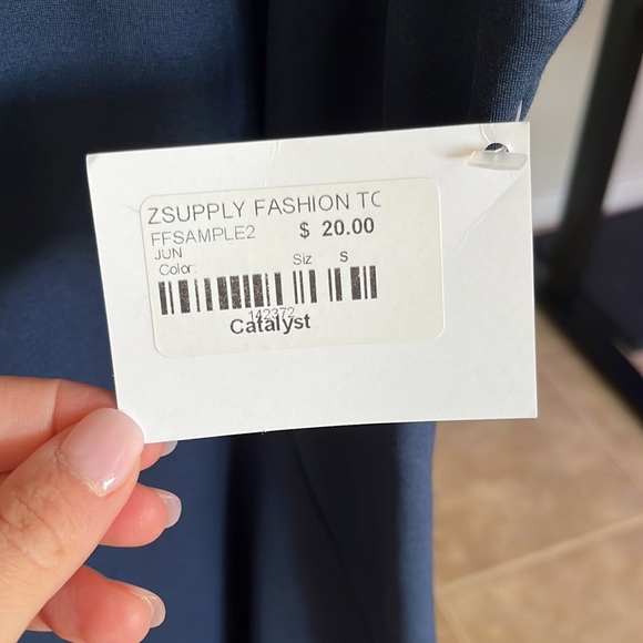 Navy blue dress size small - Picture 3 of 4